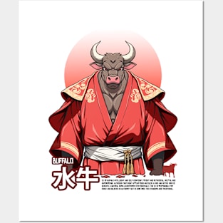 Ox or Buffalo chinese zodiac Posters and Art